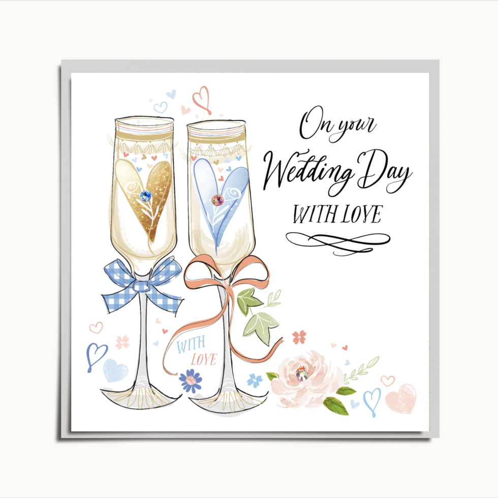 On your Wedding Day with love