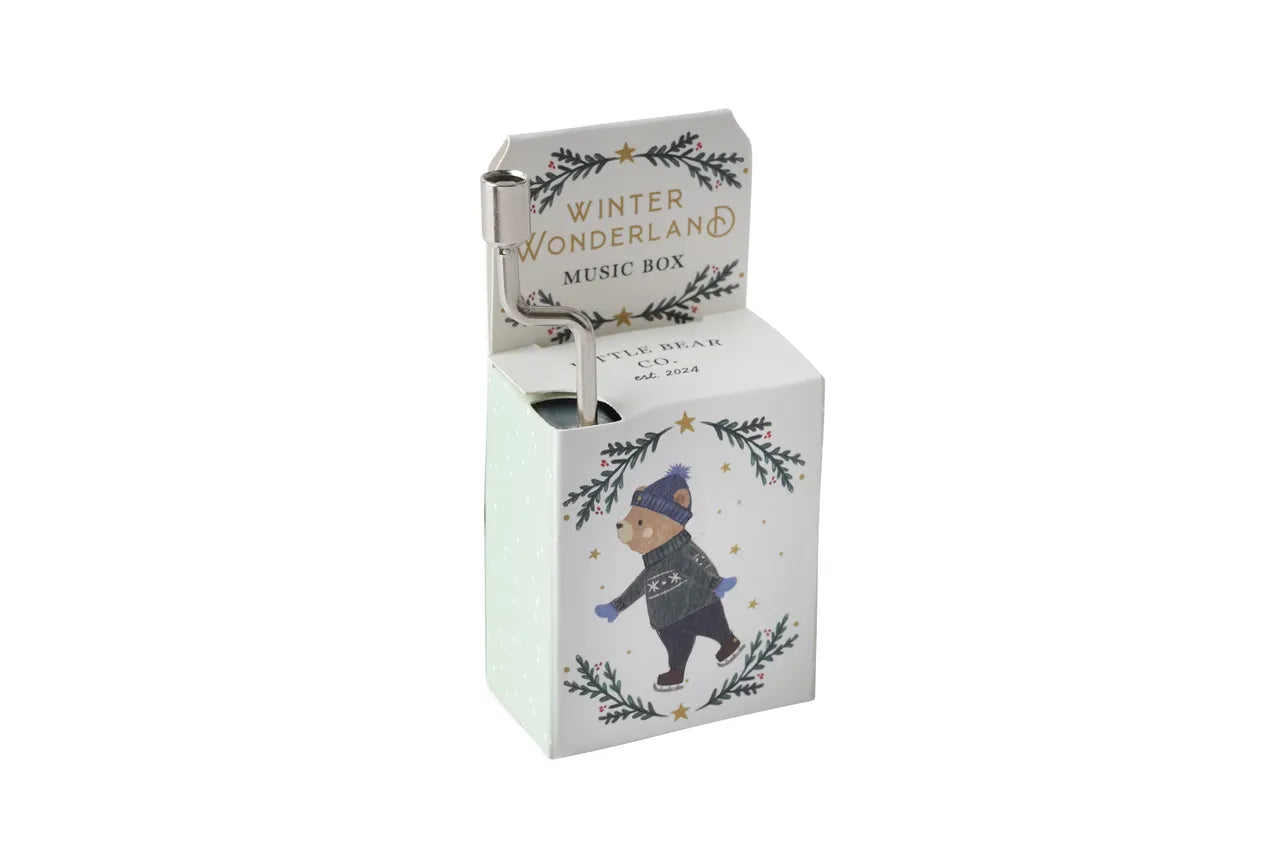 'Winter Wonderland' Christmas Wind-Up Music Box