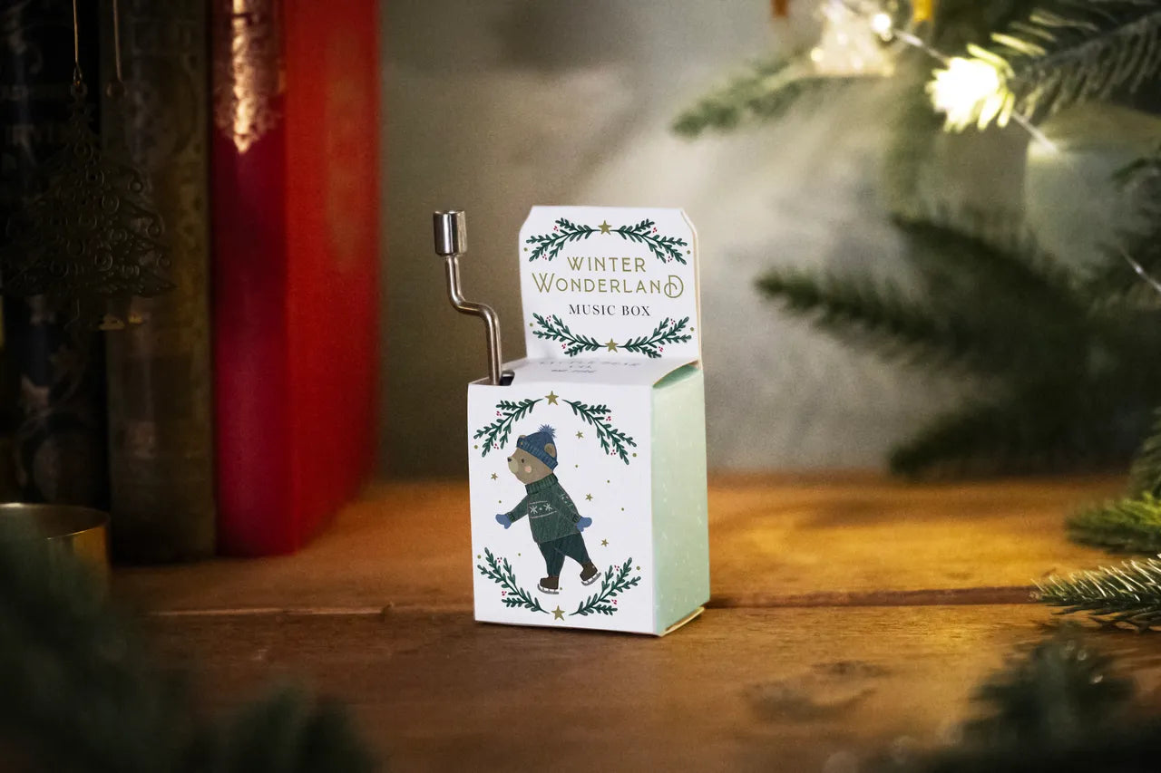 'Winter Wonderland' Christmas Wind-Up Music Box