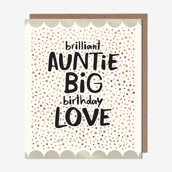 Auntie Birthday Card