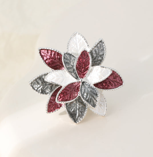 Silver Plated Magnetic Brooch - Winter's Dream