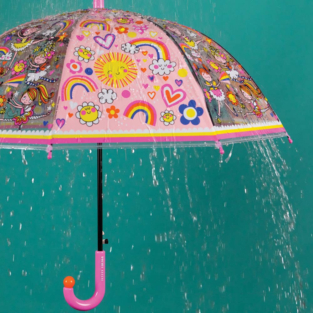 Fairy Ballerina & Rainbow Children's Umbrella – Cute & Colourful Kids' Brolly
