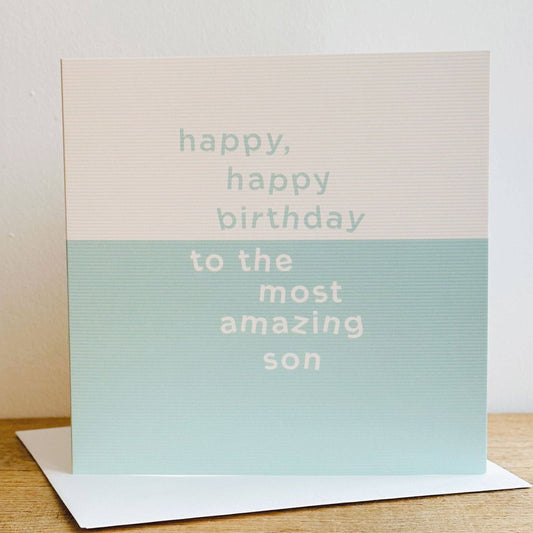 Son Birthday Card - Megan Claire