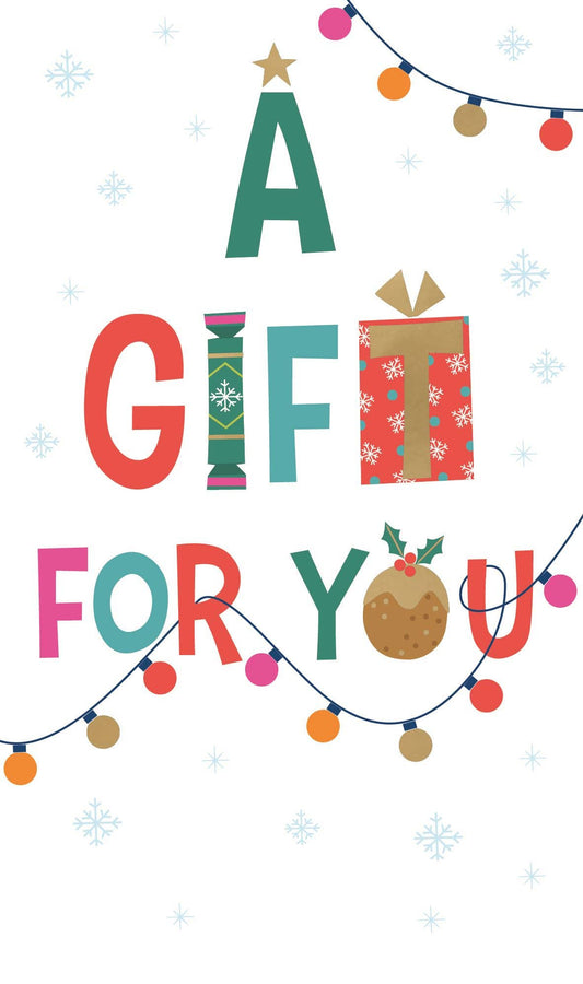 A Gift forYou- Christmas Card -Money Wallets - Second Nature