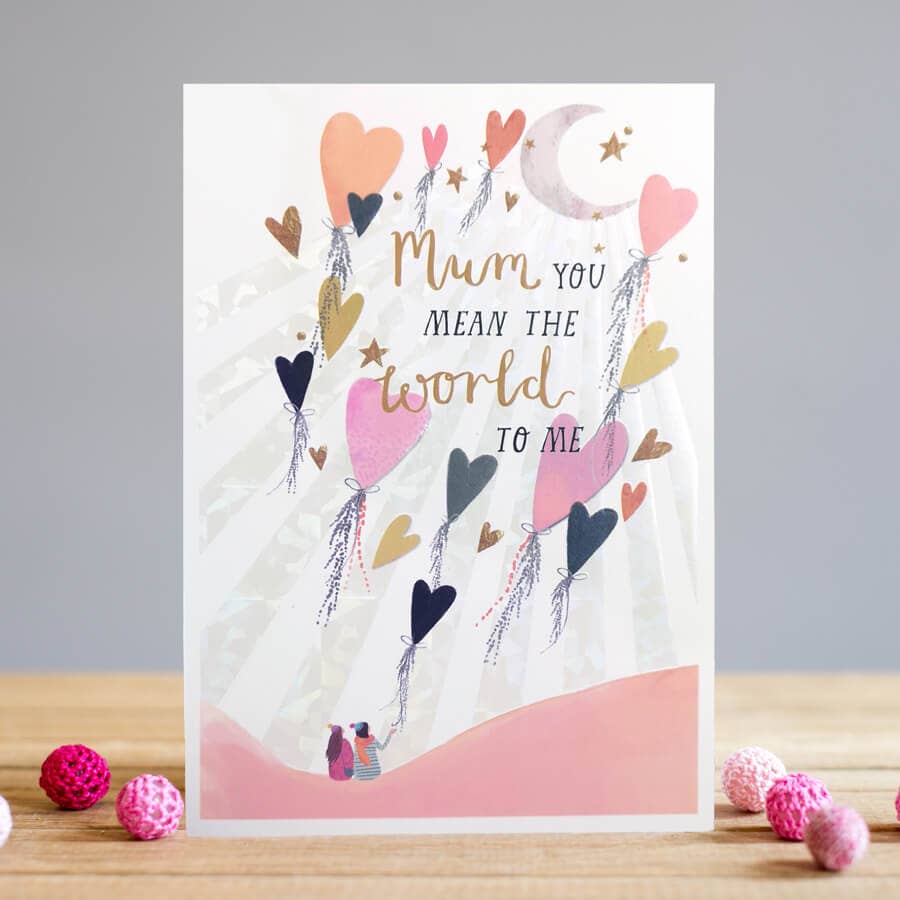Mum World Card | Mother's Day Card | Mum Birthday Card