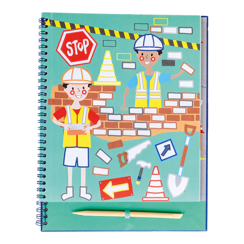 Construction Foil & Play – Kids’ Creative Foil Art Activity Book