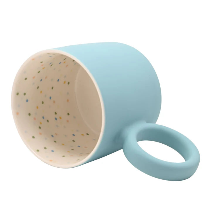 40th Birthday Blue Confetti Mug