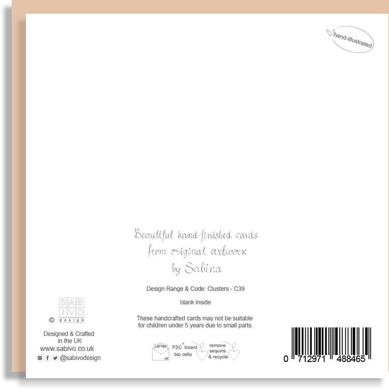 Someone Special Robin Snow Christmas Sequin Card Wholesale