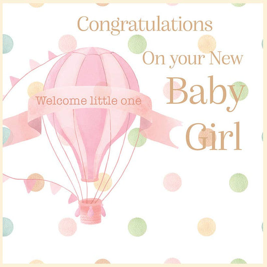 Dotty - New Baby Girl Card