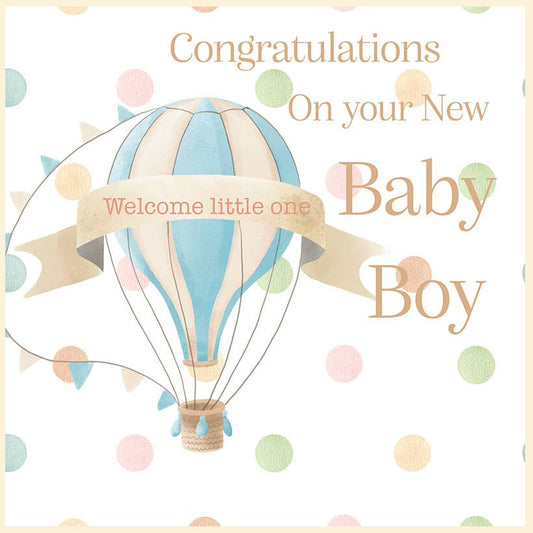 Dotty - New Baby Boy Card