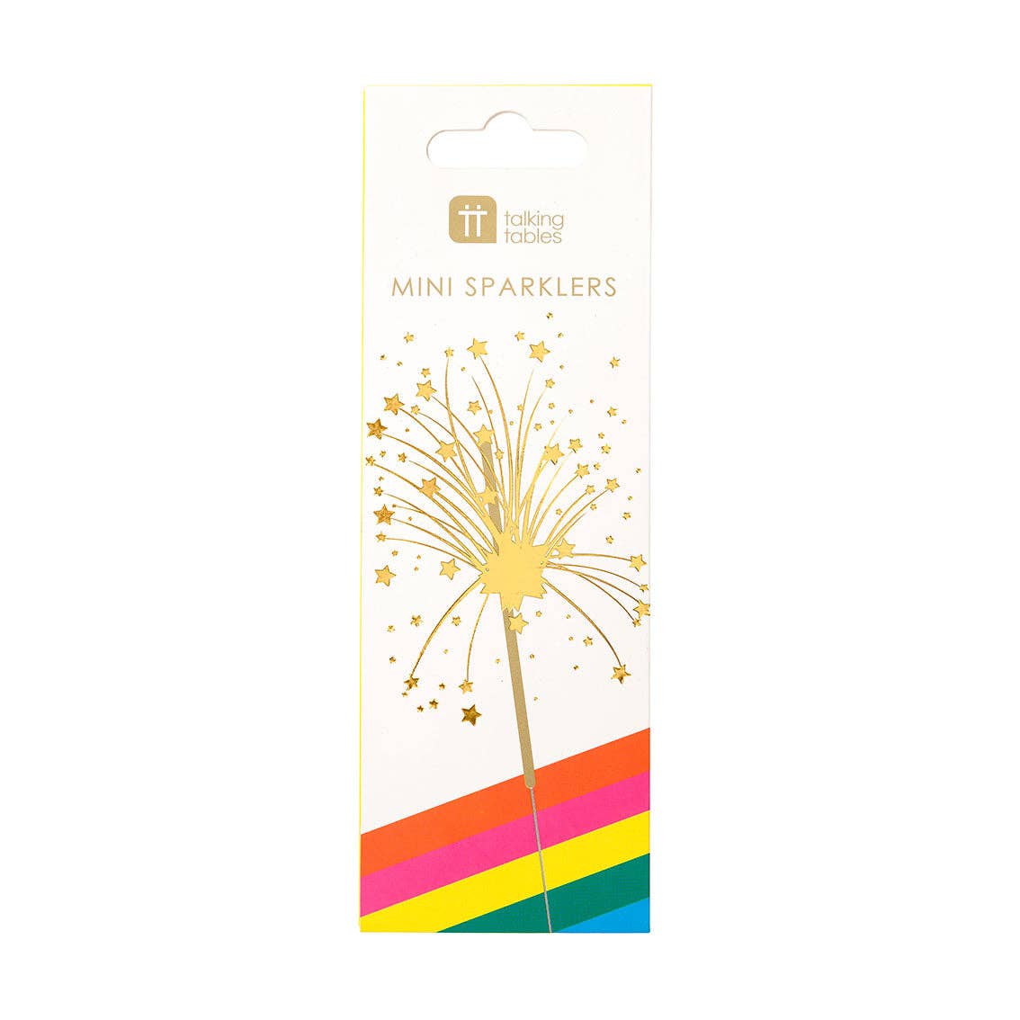 Mini Rainbow Cake Sparklers  | 10 Pack | Birthday |