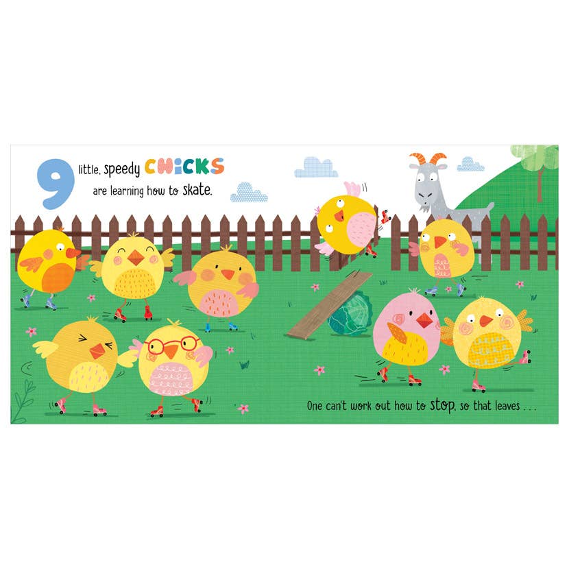 en Little Chicks – Fun Counting Picture Book with Touch & Rhyme, Perfect Easter Gift for Kids