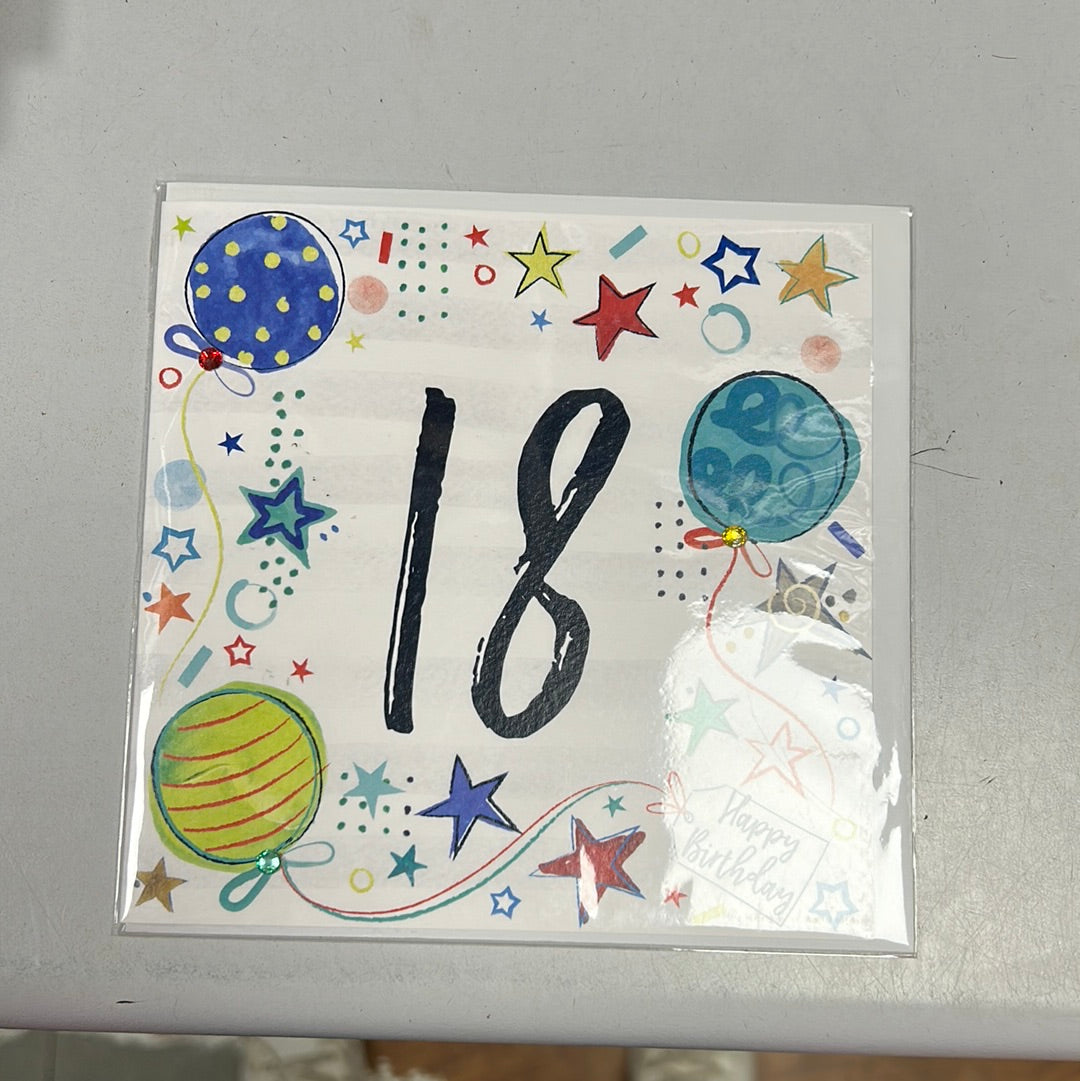 18th Birthday Card