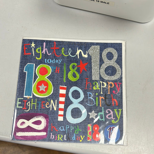 18th Birthday Card