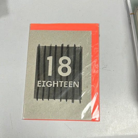 18th Birthday Card