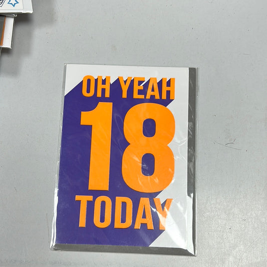 18th Birthday Card