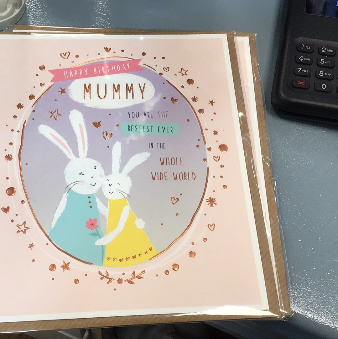 Mummy birthday card - paper link