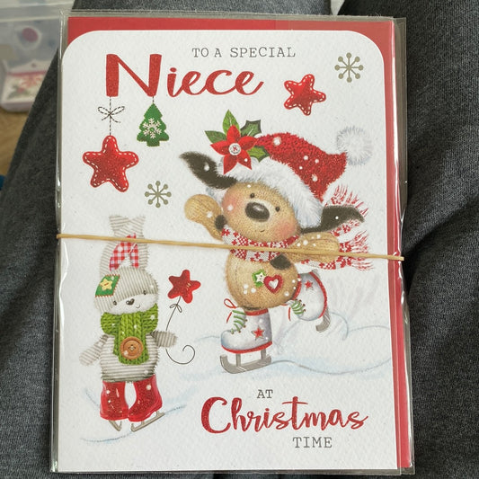 Niece Christmas Card - Jonny Javelin