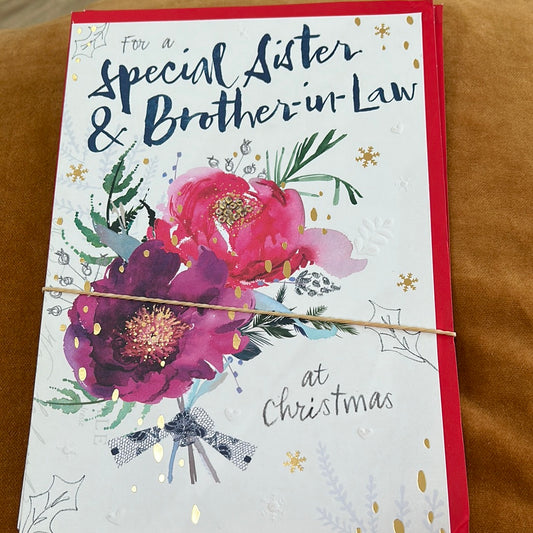 Sister & BIL Christmas Card - Hallmark
