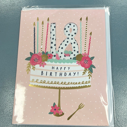 18 birthday card - Paperlink