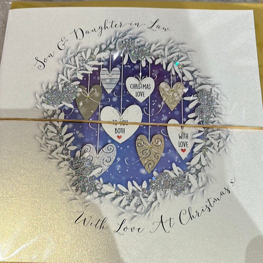 Son & DIL Christmas Card - WJB