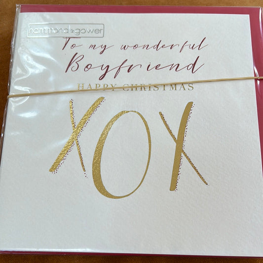 Boyfriend Christmas Card - HG