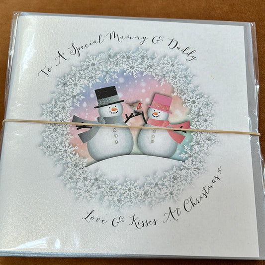 Mum & Dad Christmas Card - WJB