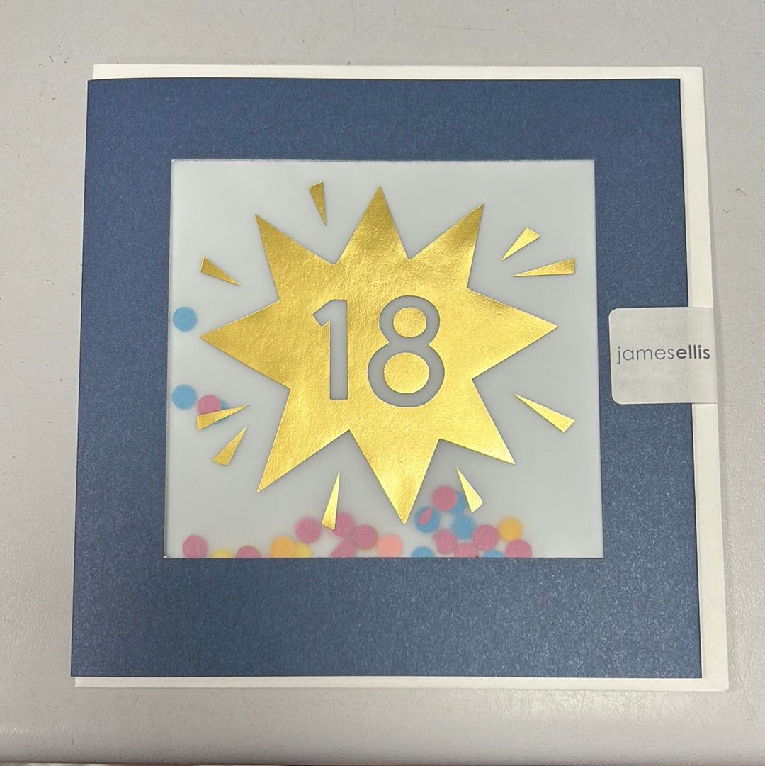 18 birthday card - James Ellis