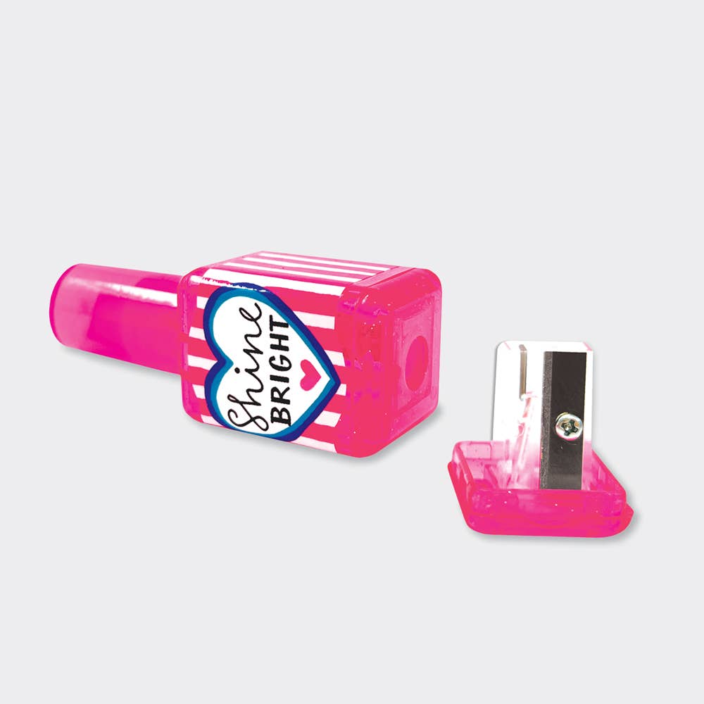 Rachel Ellen Nail Varnish Sharpeners/Erasers (Shine Bright/GRL PWR)