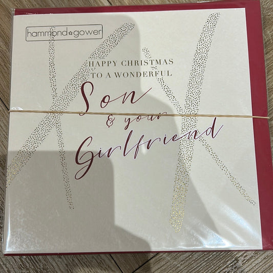 Son & Girlfriend Christmas Card - HG