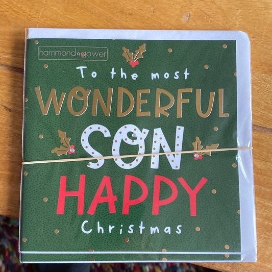 Son Christmas Card - Hammond Gower