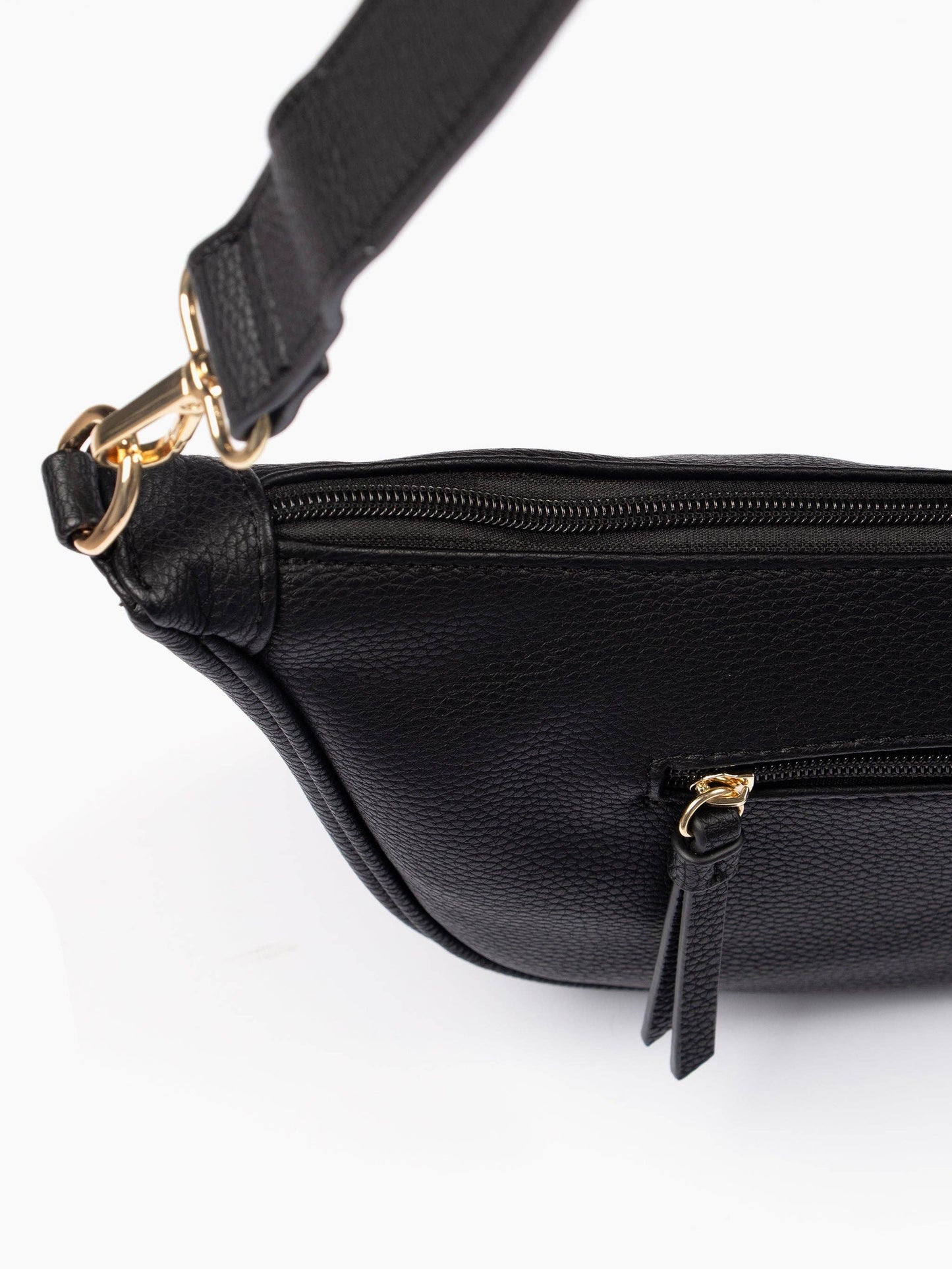 Half Moon Crossbody Bag - Black