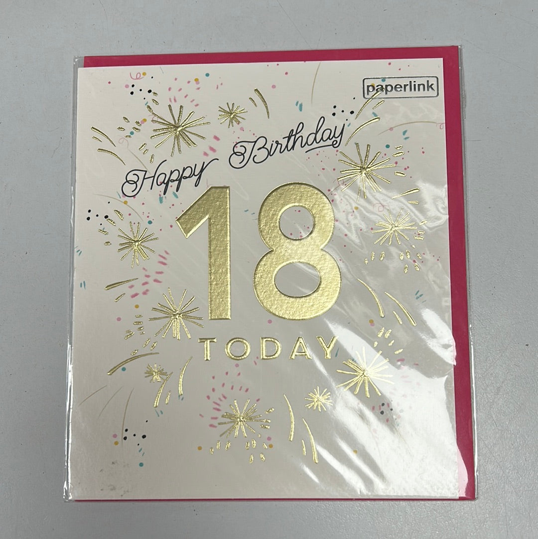 18 birthday card - Paperlink