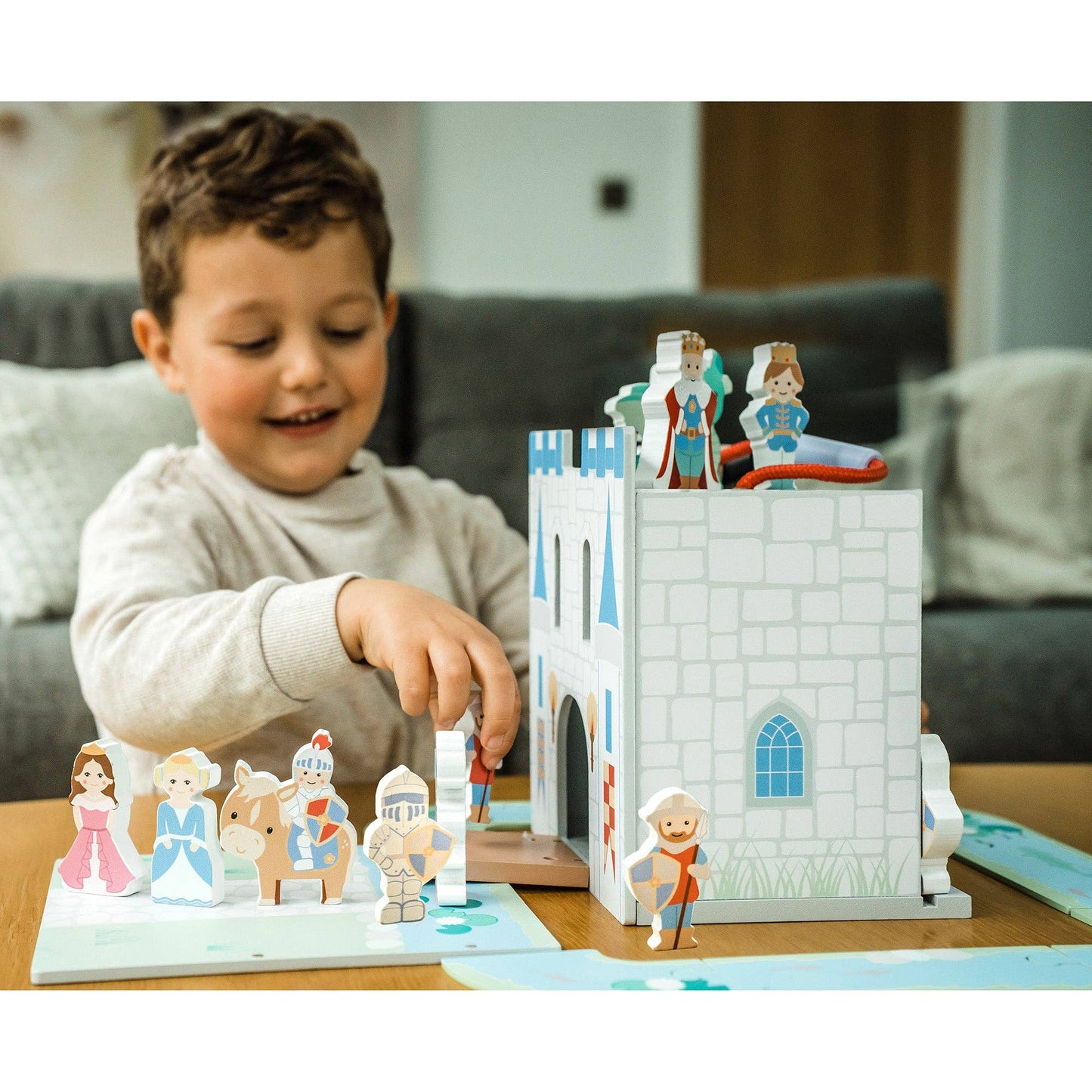 Wooden Castle Play Set