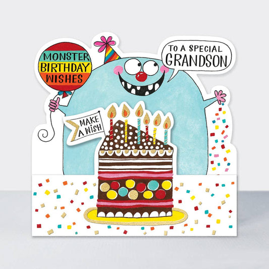 Grandson Birthday card - Rachel Ellen