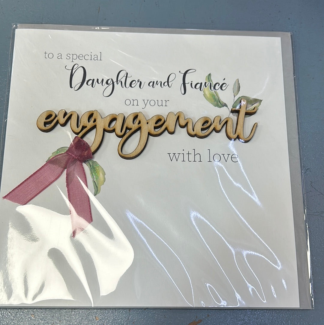 Daughter & Fiancé Engagement Card - TR