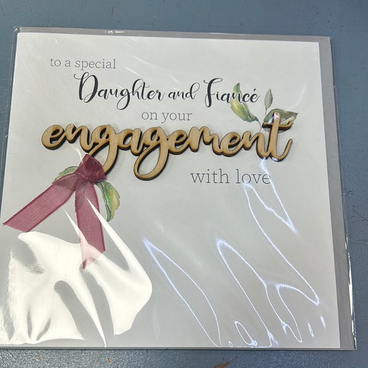 Daughter & Fiancé Engagement Card - TR