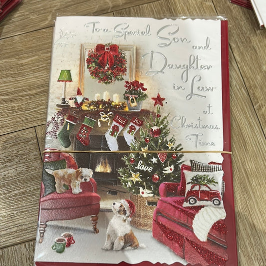 Son & DIL Christmas Card - Javelin