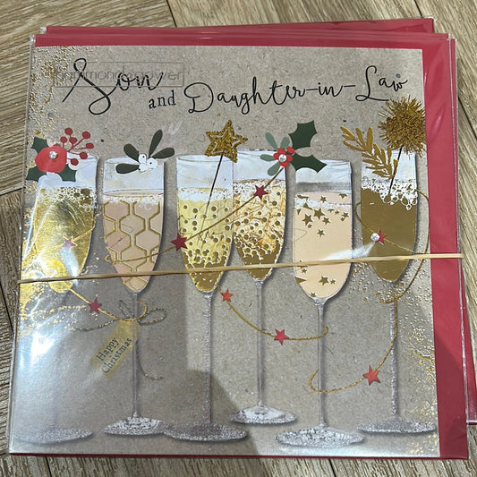 Son & DIL Christmas Card - HG