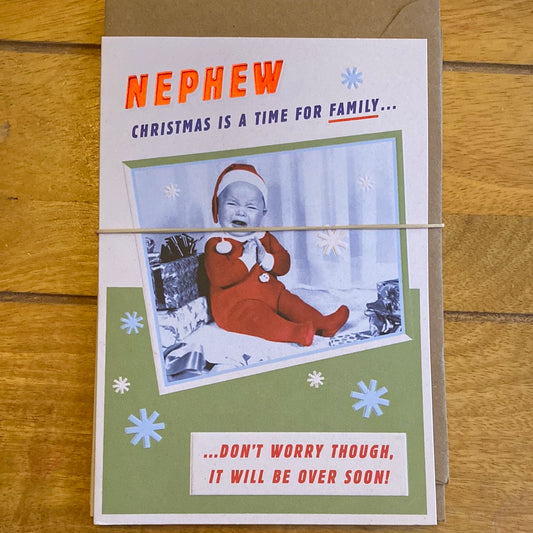 Nephew Christmas Card - Hallmark