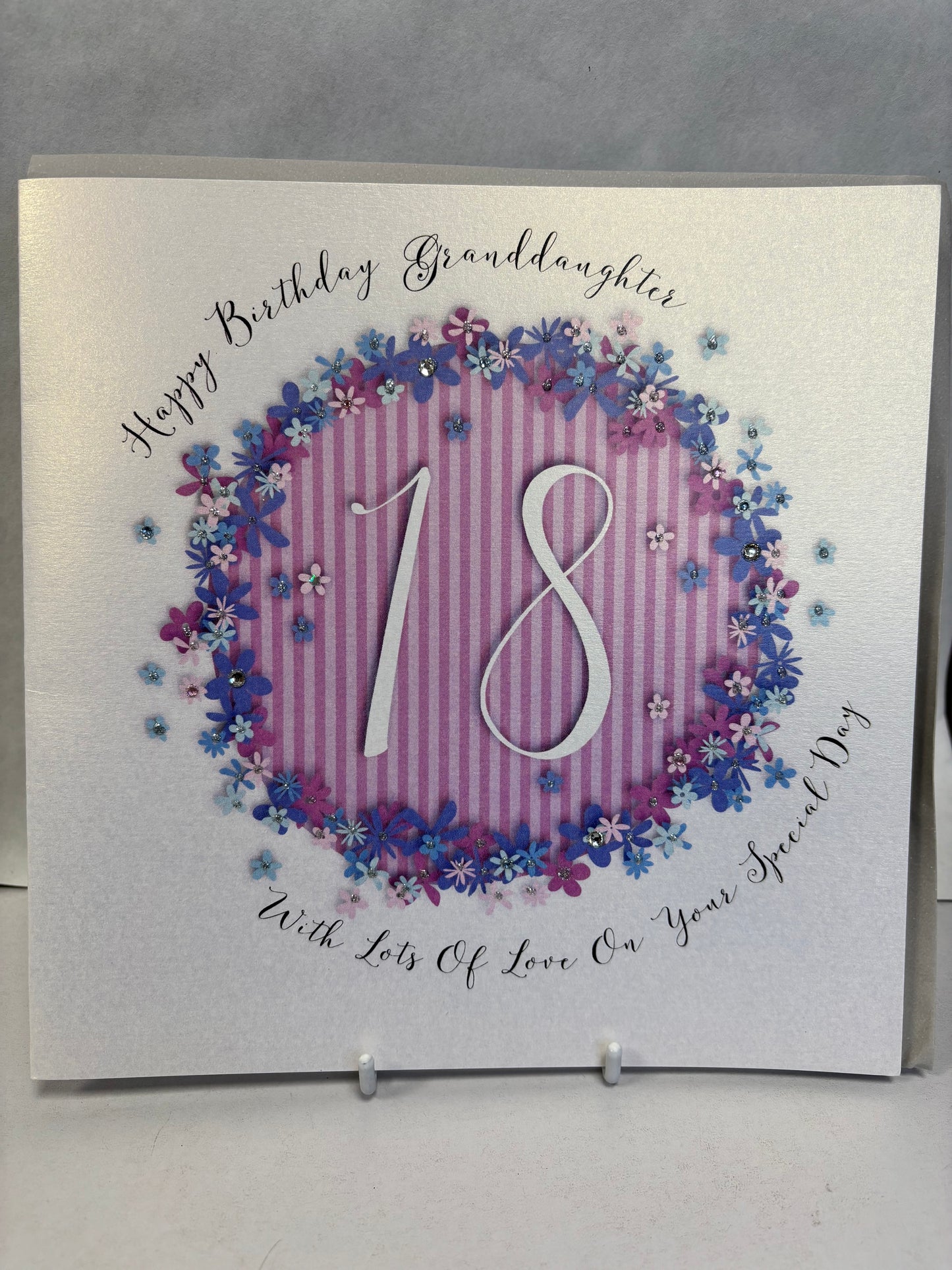 18 Granddaughter birthday card - WJB