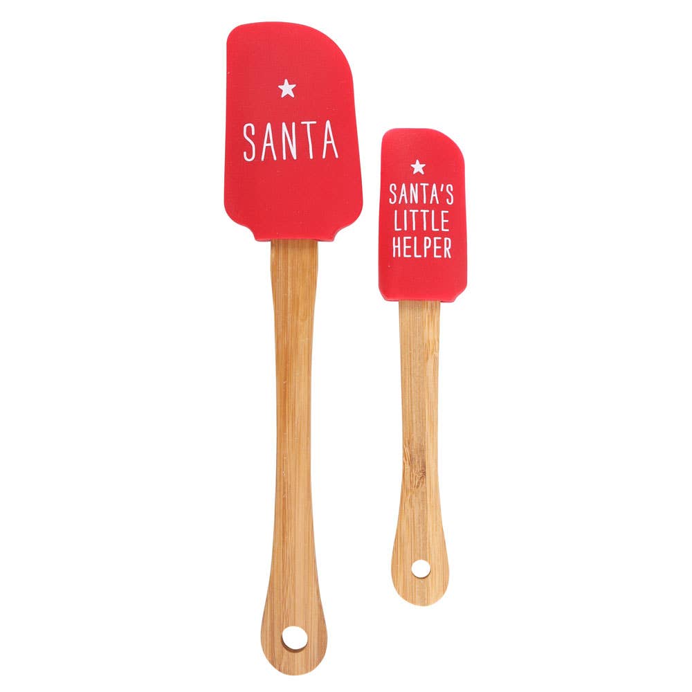 Santa's Helper Silicone Christmas Spatula Set