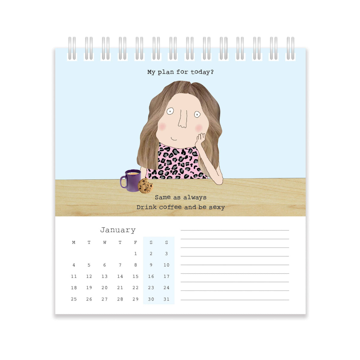 Rosie Made a Thing 2027 Desk Calendar