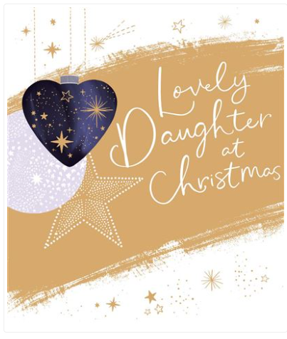 Daughter Christmas Card