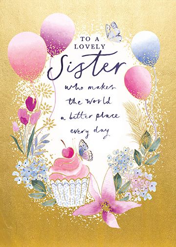 Sister Birthday Card - Paperlink