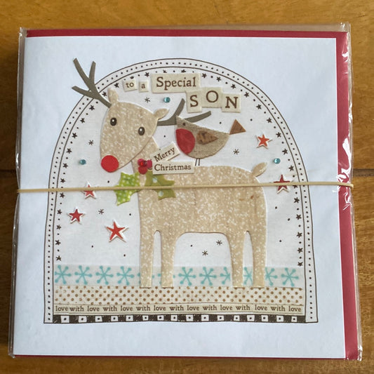 Son Christmas Card - Blue eyed sun
