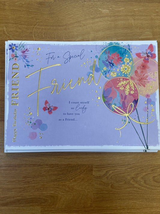 Friend Birthday Card - Words 'n' Wishes
