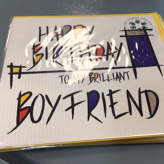 Boyfriend card handcrafted card company