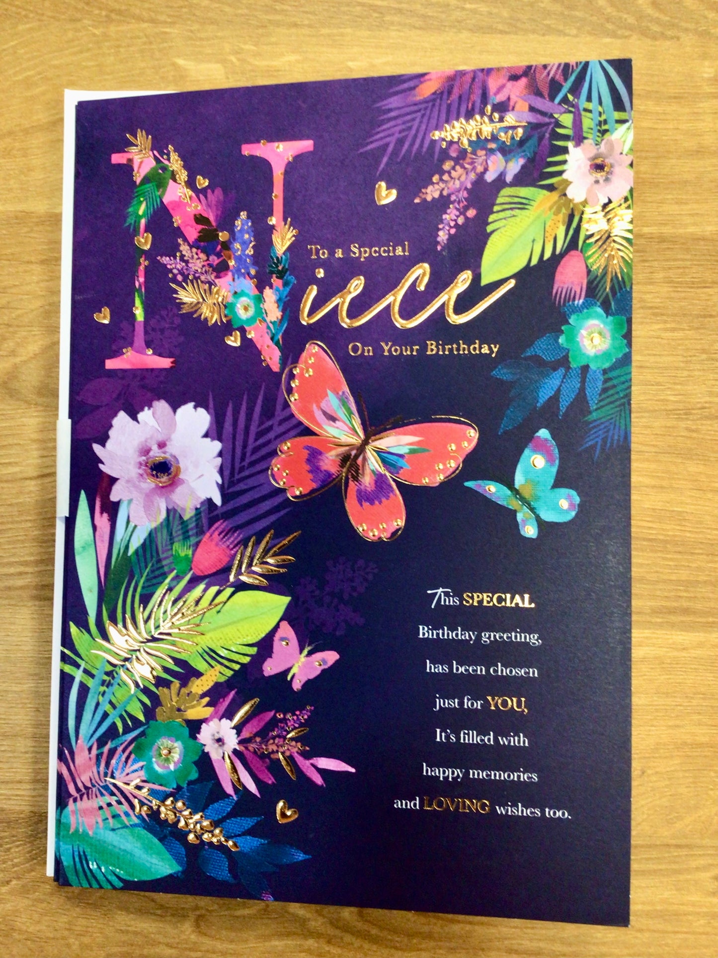 Niece Birthday Card - Words 'n' Wishes