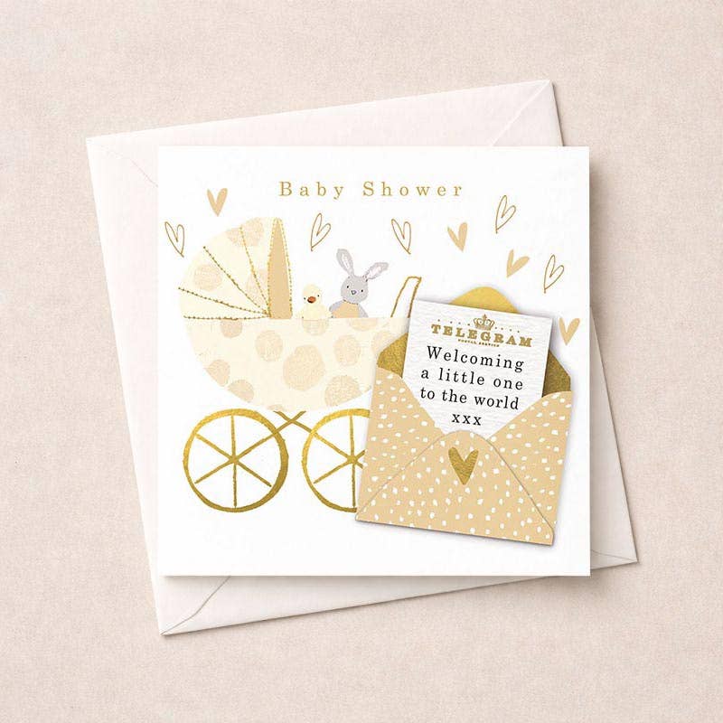 Baby Shower Card - Welcome Little One